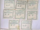 Сертификаты юбилейных монет Украины 1995-1996г, фото №3
