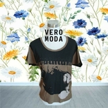Vero moda стильная 100% вискоза молодежная футболка, photo number 3