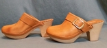 MANUFACTURE D'ESSAI Women's Clogs Genuine Leather Wood, photo number 3