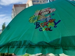Детский зонтик с рюшками (бирюзовый), фото №3