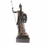 Статуя Римский воин с копьем и щитом. Antoine-Louis Barye. Большой. Франция., фото №7