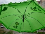 Детский зонтик с рюшками (салатовый), фото №4