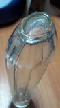 Старая парфюмерная гранёная бутылочка, флакон для духов, фото №8