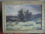 Пейзаж (копия работы Шишкина), х.м.подпись.75Х55., фото №9