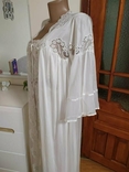 Винтажный свадебный набор anna firenze 1970 -е комплект пеньюар халат Италия, фото №4