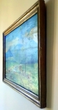 Картина олійними фарбами в дерев'яній рамі Signature 1994 40*33.5см, фото №6