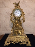 Каминные часы Санкт-Петербург. Ртутное золочение, photo number 3