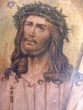Jesus Christ in the Crown of Thorns-mixed media 18th century, photo number 8