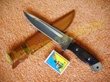 Нож армейский охотничий Buck USA Desion 2008 с ножнами реплика, фото №3