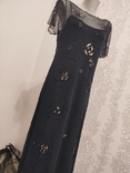 Вечірнє плаття сукня максі бісер паєтки стеклярусу, фото №9
