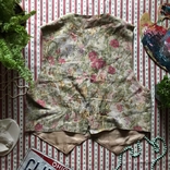 Шикарная жилетка ретро винтаж лен лён в цветы размер 46, фото №10