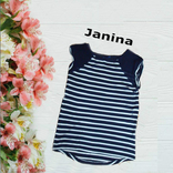 Janina Женская футболка в полоску вискоза шифон, фото №2