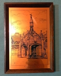 Poultry Cros Historical Monument Wall Mural Copper Vintage ETCHMASTER Original English, photo number 2