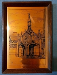 Poultry Cros Historical Monument Wall Mural Copper Vintage ETCHMASTER Original English, photo number 9