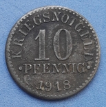 10 пфеннигов 1918 Брауншвейг нотгельд, фото №3
