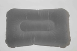 Надувная туристическая походная подушка grey (1303), фото №3