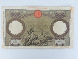  Банкнота Королівства Італія Lire Cento 1941, фото №2