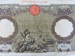  Банкнота Королівства Італія Lire Cento 1941, фото №3