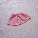Летняя юбка на девочку розовая Китти 1-2г, фото №4