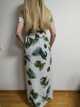 Terranova платье сарафан принт L открытые плечи, фото №4