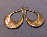 Women's brass earrings? Vintage Germany, photo number 4
