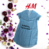 HM 100% lyocell красивое женское платье джинс EUR 36, фото №2