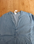 HM 100% lyocell красивое женское платье джинс EUR 36, фото №8