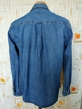 Рубашка джинсовая SLIM FIT коттон р-р М, фото №7