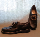 Men's Shoes in Terop Style Genuine Leather Sole Stitched Micropork Germany, photo number 11