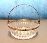 Candy Bowl USSR Cupronickel Glass?, photo number 2