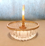 Candy Bowl USSR Cupronickel Glass?, photo number 3