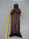 Фигура Божья матерь дерево Богородица высота 37,2 см, фото №3