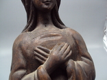 Фигура Божья матерь дерево Богородица высота 37,2 см, фото №5