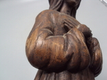Фигура Божья матерь дерево Богородица высота 37,2 см, фото №10