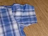 Tchibo Стильная красивая хлопковая мужская рубашка короткий рукав 41/42, numer zdjęcia 7