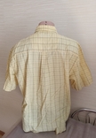 Lerros летняя стильная мужская рубашка в клетку желтая XL, numer zdjęcia 5
