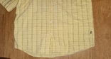 Lerros летняя стильная мужская рубашка в клетку желтая XL, photo number 11