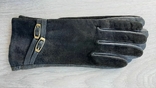 Женские демисезонные замшевые перчатки Karbini, фото №2