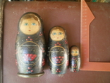 Vintage. Three nesting dolls. USSR, photo number 8