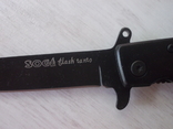 Нож складной полуавтомат SOG Replica , черный, фото №6