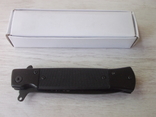 Нож складной полуавтомат SOG Replica , черный, фото №12