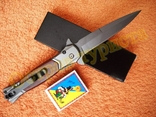 Нож тактический выкидной FA52W с стеклобоем клипсой, фото №3