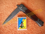 Нож тактический выкидной FA52W с стеклобоем клипсой, фото №6