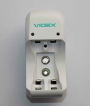 Зарядний пристрій Videx 201 для акумуляторів AAA, AA, Крона 9V (1008), фото №3