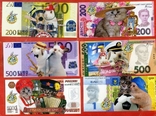 Кролик кіт заєць банкнота гроші 20 шт, фото №3
