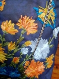 Шикарна сумка "жоржини і метелики", вишита стрічками, ручна робота, фото №4