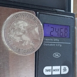 5 франков, Франция, 1869 год, ВВ, император Наполеон III, серебро 0.900, 24.68 грамм, photo number 6