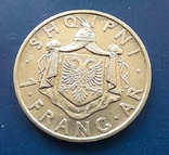 Албания 1 франг 1937, фото №3
