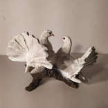 Садовая фигура "Пара голубей на коряге", фото №2