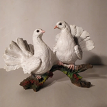 Садовая фигура "Пара голубей на коряге", фото №4